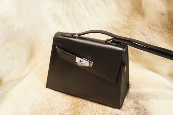 DDMode Hermes CK89 Nior Box Leather Kelly Desordre 20 Silver Hardware