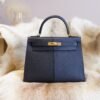 DDMode Whatsapp Hermes 89 Nior / 2Z Blue Nuit Epsom Kelly 28CM Gold Hardware