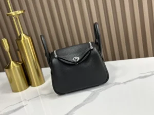 DDMode Factory Mini Lindy Togo Black Silver Hardware 19cm Full Handmade