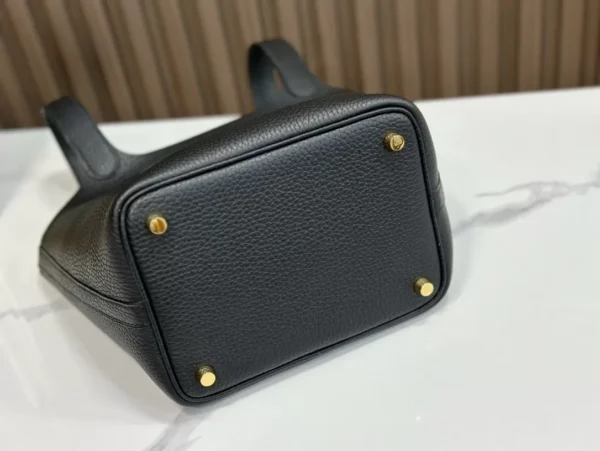 DDMode Factory Picotin Togo Black Gold Hardware 18cm Full Handmade