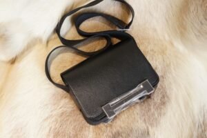 DDMode Factory Hermes Chevre Leather Geta 20CM CK89 Nior Silver Hardware