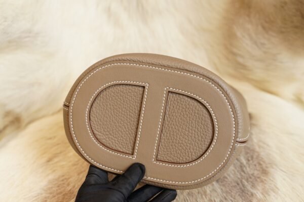DDMode Wechat Hermes In The Loop Pouch CK18 Etoupe Clemence Gold Hardware