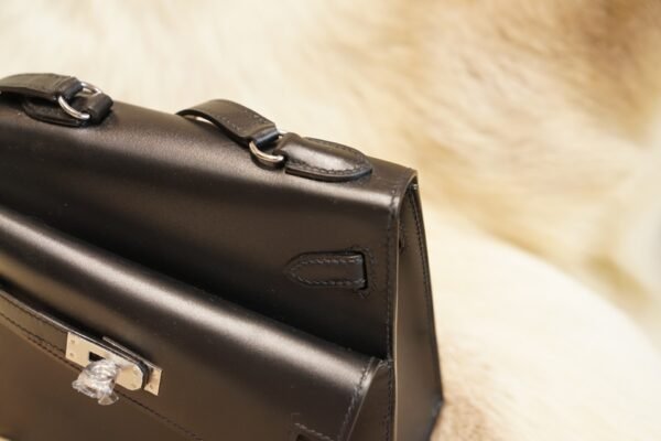 DDMode Hermes CK89 Nior Box Leather Kelly Desordre 20 Silver Hardware