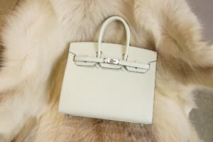 DDMode Hermes 0S Vert Fizz Birkin 25CM Epsom Leather Silver Hardware