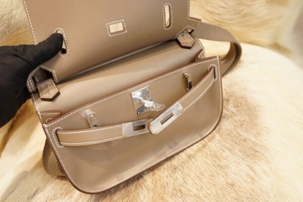 DDMode Wechat Hermes Jypsiere Mini CK18 Etoupe Swift Leather Silver Hardware