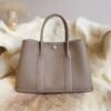 DDMode Hermes CK18 Etoupe Garden Party 30CM Negonda Leather Silver Hardware