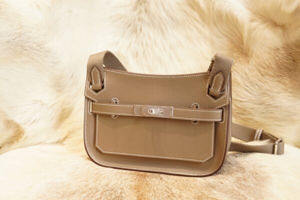 DDMode Wechat Hermes Jypsiere Mini CK18 Etoupe Swift Leather Silver Hardware