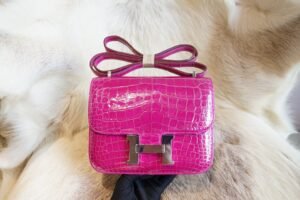 DDMode Wechat Hermes J5 Rose Sheherazade Shiny Crocodile Constance 19CM