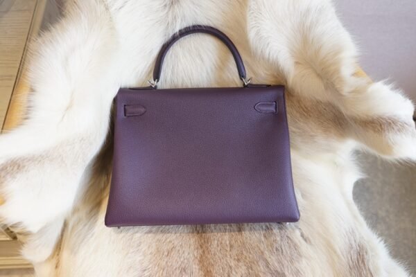 DDMode Hermes P9 Anemone Togo Leather Kelly Retourne 32CM Silver Hardware