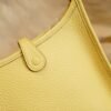 DDMode Factory Hermes 0Y Lemoncello Clemence Evelyne Mini 17CM Silver Hardware