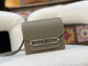 DDMode Factory Roulis Evercolor Ck18 Etoupe Grey Silver Hardware 19cm Full Handmade