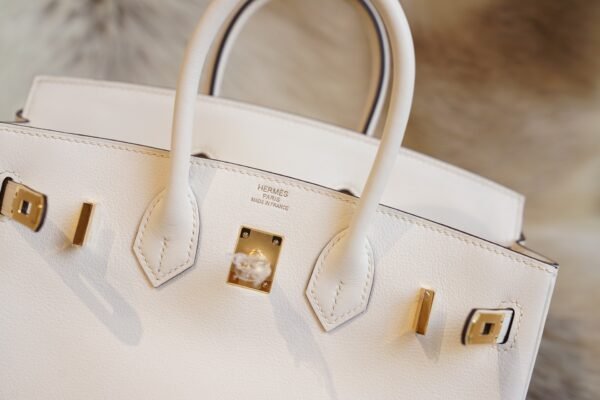 New Arrival Hermes 8L Beton Swift Leather Birkin 25CM Women’s Bag Gold Hardware