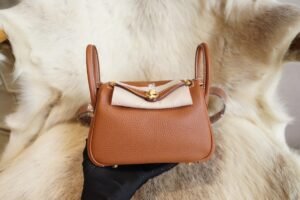DDMode Factory Hermes Mini Lindy 19CM CK37 Gold Clemence Gold Hardware