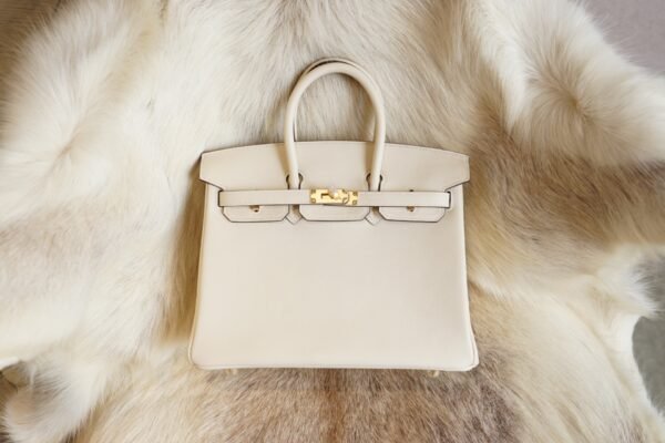 DDMode Factory Hermes Birkin 25CM 8L Beton Evercolor Leather Gold Hardware