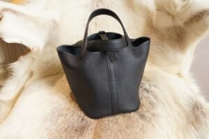 DDMode Hermes Picotin 18CM So Black CK89 Nior Clemence Leather Black Hardware