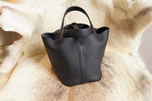DDMode Hermes Picotin 18CM So Black CK89 Nior Clemence Leather Black Hardware