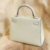 DDMode Whatsapp Hermes Kelly 25CM 0S Vert Fizz Epsom Leather Silver Hardware