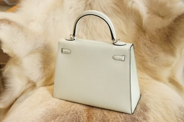 DDMode Whatsapp Hermes Kelly 25CM 0S Vert Fizz Epsom Leather Silver Hardware