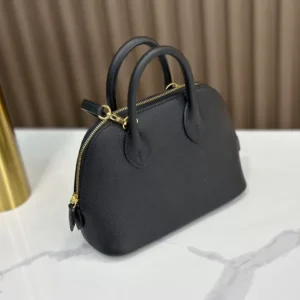 DDMode Hermès Min Bolide CK89 Black Gold Hardware 19cm Full Handmade Ghw