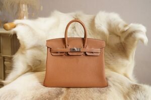 DDMode Wechat Hermes CK37 Gold Togo Leather Birkin 25CM Silver Hardware
