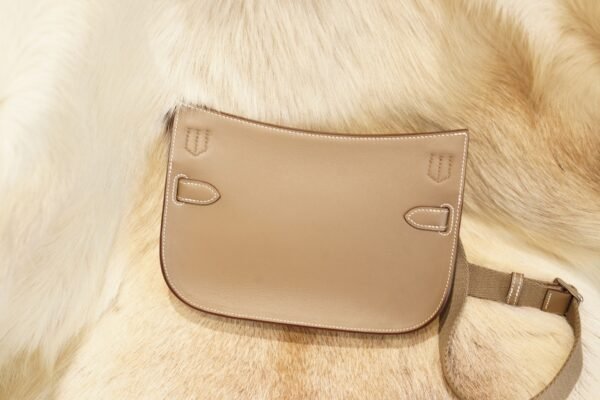 DDMode Wechat Hermes Jypsiere Mini CK18 Etoupe Swift Leather Silver Hardware