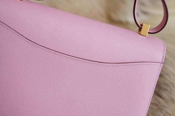 DDMode Whatsapp Hermes X9 Mauve Sylvestre Epsom Constance 24CM Gold Hardware