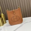 DDMode Hermès Mini Evelyne Togo Golden Brown Gold Hardware 16cm Full Handmade Ghw
