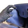 DDMode Hermes 73 Blue Saphir Togo Leather Birkin 30CM Silver Hardware