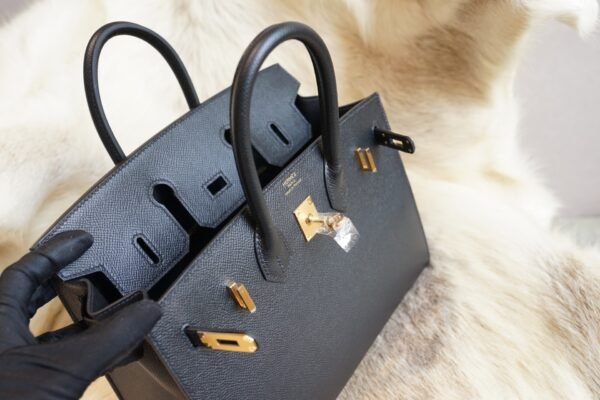 DDMode Hermes Birkin 25CM 89 Nior Epsom Leather Gold Hardware Women’s Bag