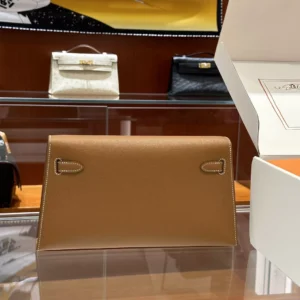 DDMode Hermès Kelly elan Madame Ck37 Golden Brown Gold Hardware 27cm Full Handmade Ghw