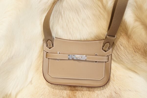 DDMode Wechat Hermes Jypsiere Mini CK18 Etoupe Swift Leather Silver Hardware
