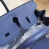 DDMode Hermes 73 Blue Saphir Togo Leather Birkin 30CM Silver Hardware