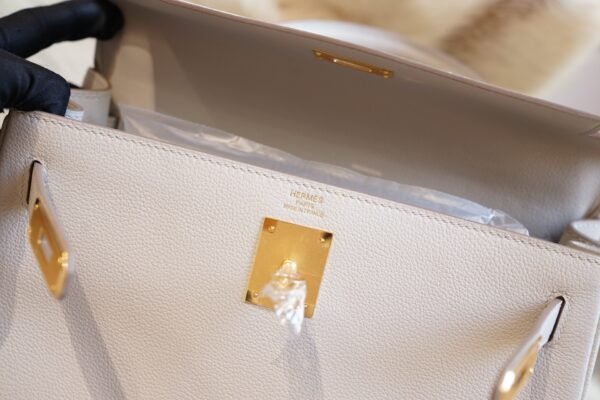 DDMode Whatsapp Hermes Kelly Retourne 28CM CK80 Gris Pearl Evercolor Gold Hardware