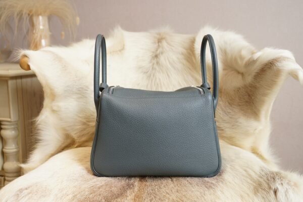 DDMode Factory Hermes Y7 Blue Orage Clemence Leather Lindy 26CM Silver Hardware