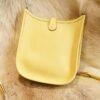 DDMode Factory Hermes 0Y Lemoncello Clemence Evelyne Mini 17CM Silver Hardware