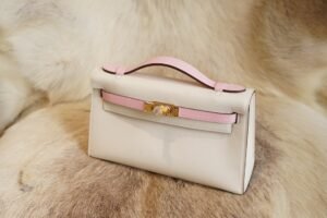 DDMode Whatsapp Swift Leather Kelly Pochette 22CM I2 Nata / 3Q Rose Sakura