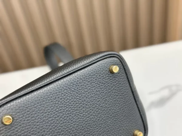 DDMode Factory Picotin Togo Black Gold Hardware 18cm Full Handmade