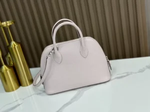 Bolide Evercolor Light Pink Silver Hardware 25cm Full Handmade Phw