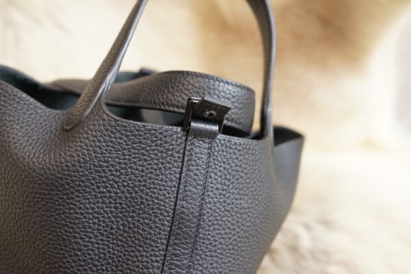 DDMode Hermes Picotin 18CM So Black CK89 Nior Clemence Leather Black Hardware