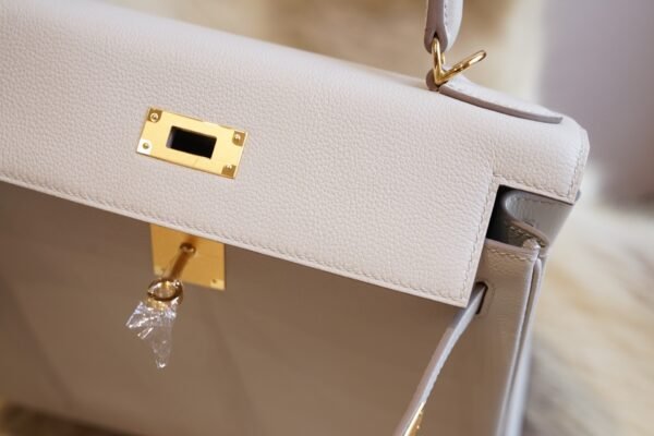 DDMode Whatsapp Hermes Kelly Retourne 28CM CK80 Gris Pearl Evercolor Gold Hardware