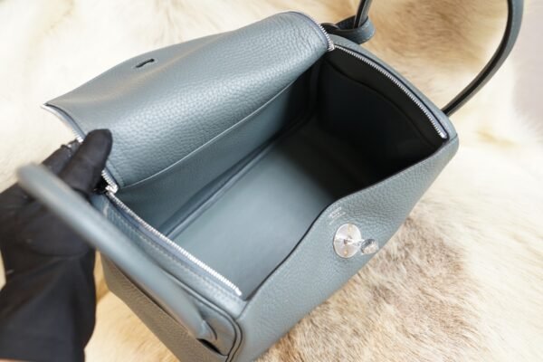DDMode Factory Hermes Y7 Blue Orage Clemence Leather Lindy 26CM Silver Hardware
