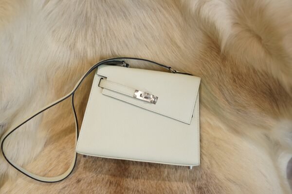 DDMode Factory Hermes Kelly Desordre 0S Vert Fizz Epsom Leather Silver Hardware