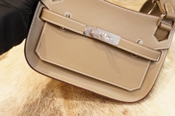 DDMode Wechat Hermes Jypsiere Mini CK18 Etoupe Swift Leather Silver Hardware
