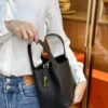 DDMode Factory Picotin Togo Black Gold Hardware 18cm Full Handmade