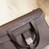 DDMode Factory Hermes 46 Ebene Barenia Leather Halzan 25CM Silver Hardware