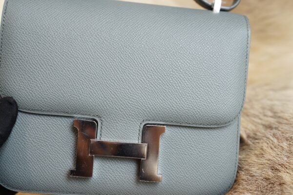 DDMode Factory Hermes Constance 19CM CK63 Vert Amande Epsom Silver Hardware