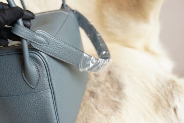 DDMode Factory Hermes Y7 Blue Orage Clemence Leather Lindy 26CM Silver Hardware
