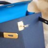 DDMode Whatsapp Hermes 89 Nior / 2Z Blue Nuit Epsom Kelly 28CM Gold Hardware