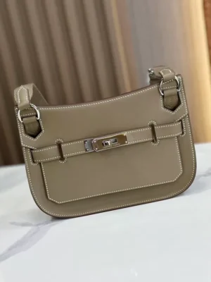 DDMode Factory Jypsiere Swift Etoupe Grey Silver Hardware 23cm Full Handmade