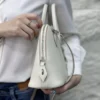 Bolide Evercolor Creamy White Silver Hardware 25cm Full Handmade Phw